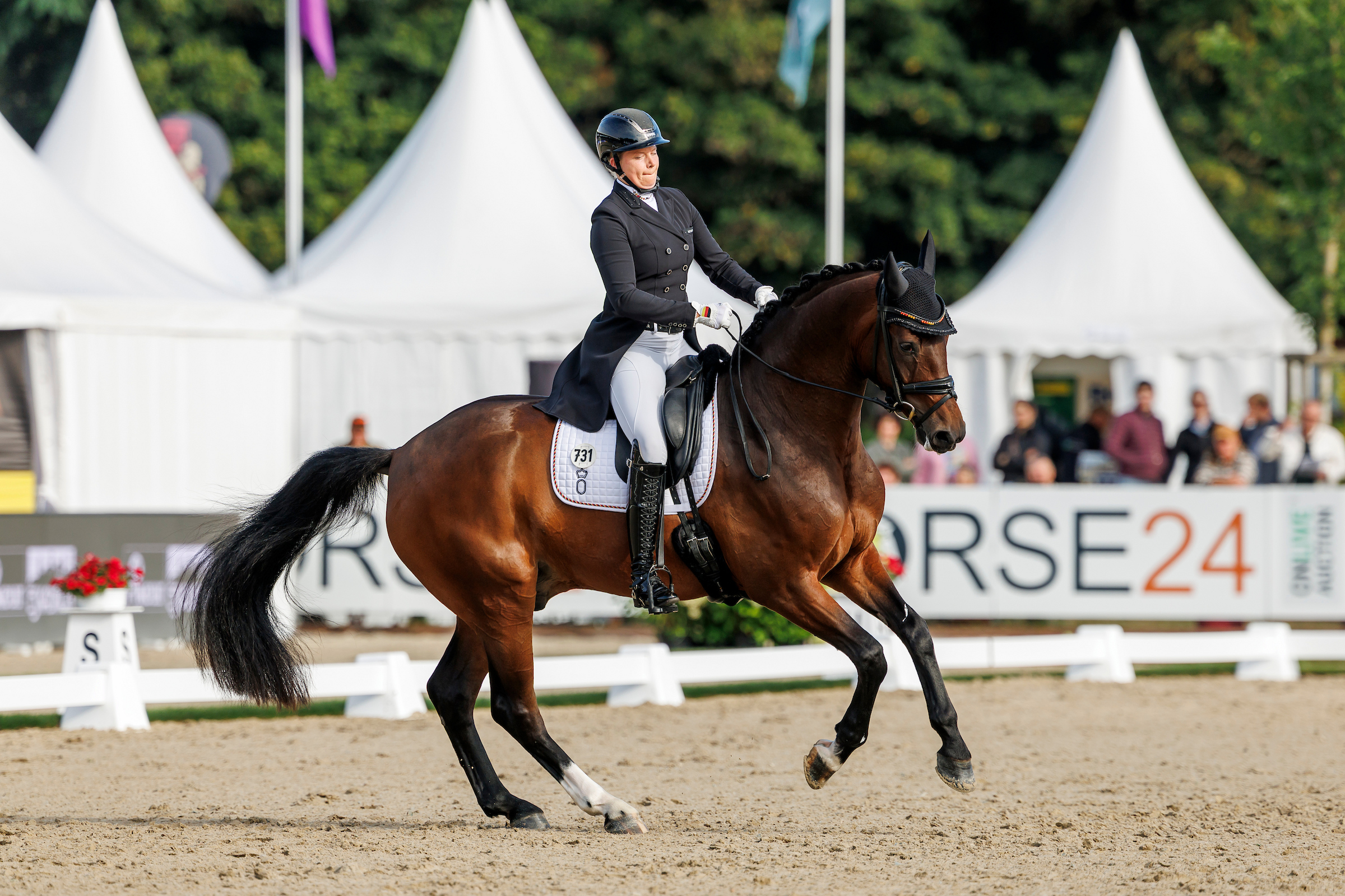 Ann-Christin Wienkamp und Schatzmeister. Foto: sportfotos-lafrentz.de