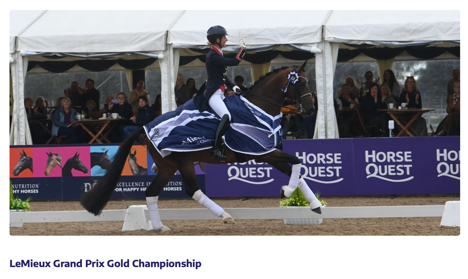 Charlotte Dujardin and Brave Heart Leave the World Championship Pair Behind at the National Championships