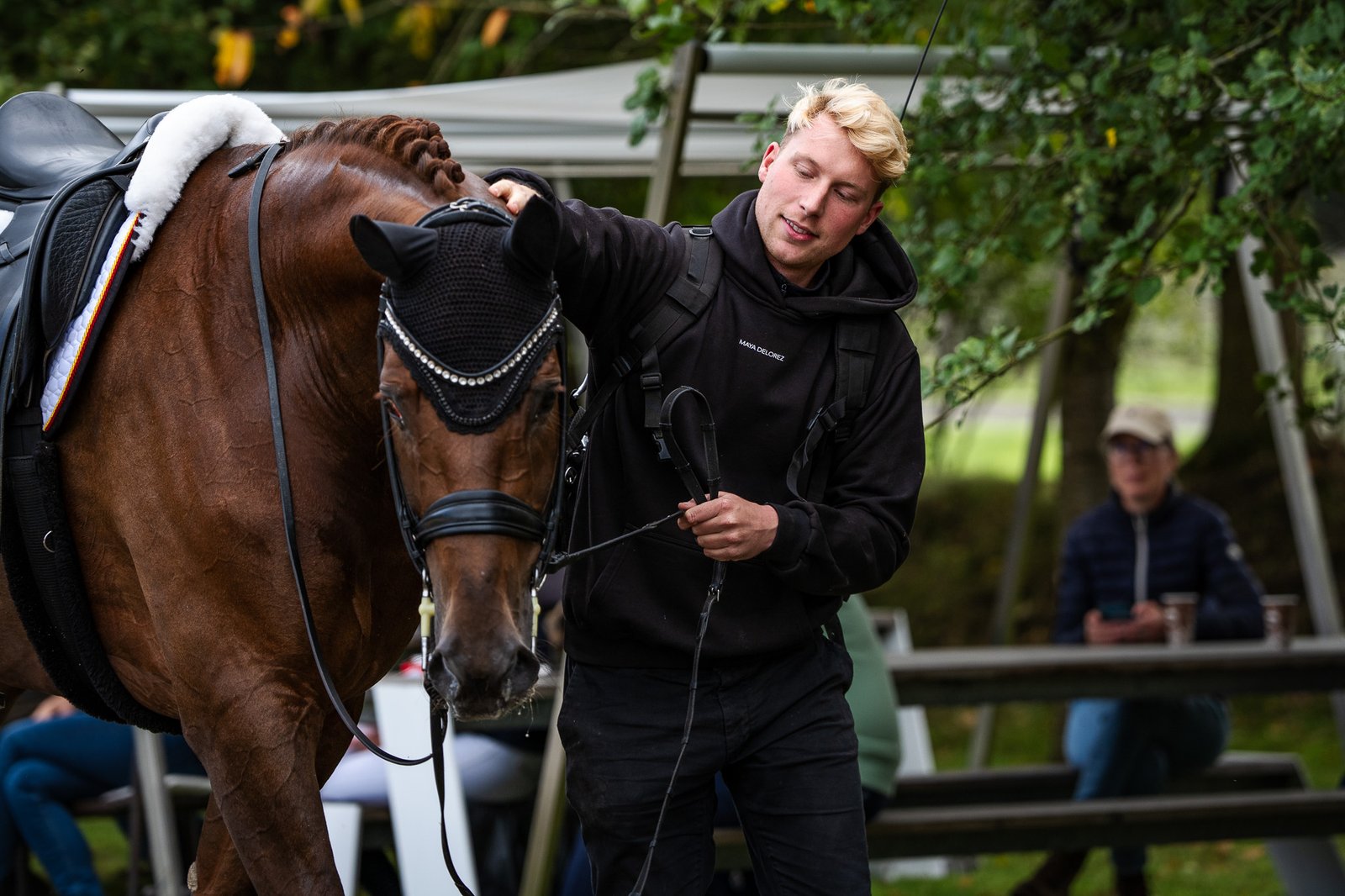 Isabell Werth Wins the Louisdor Prize Round at the Anakenenhof Riding with Back for Good; Frederic Wandres and Veuve Cliquot Take Second Place