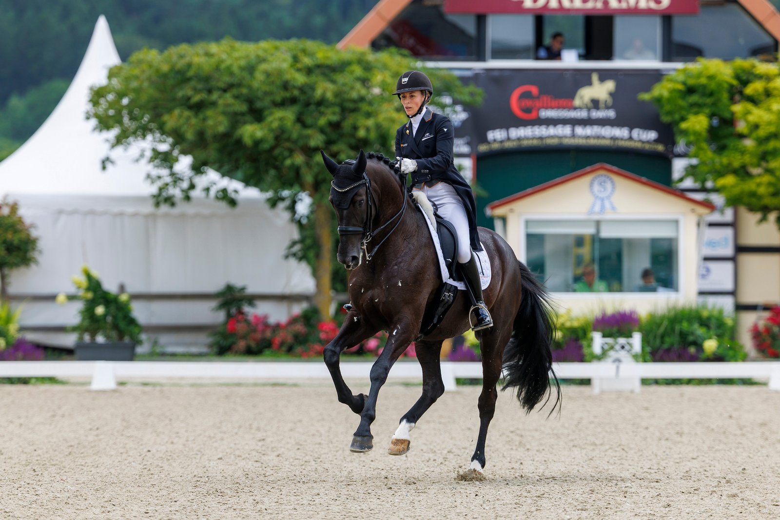 Lena Haßmann and Chere Celine OLD in the 3* tour at the CDI Hagen. Photo: sportfotos-lafrentz.de