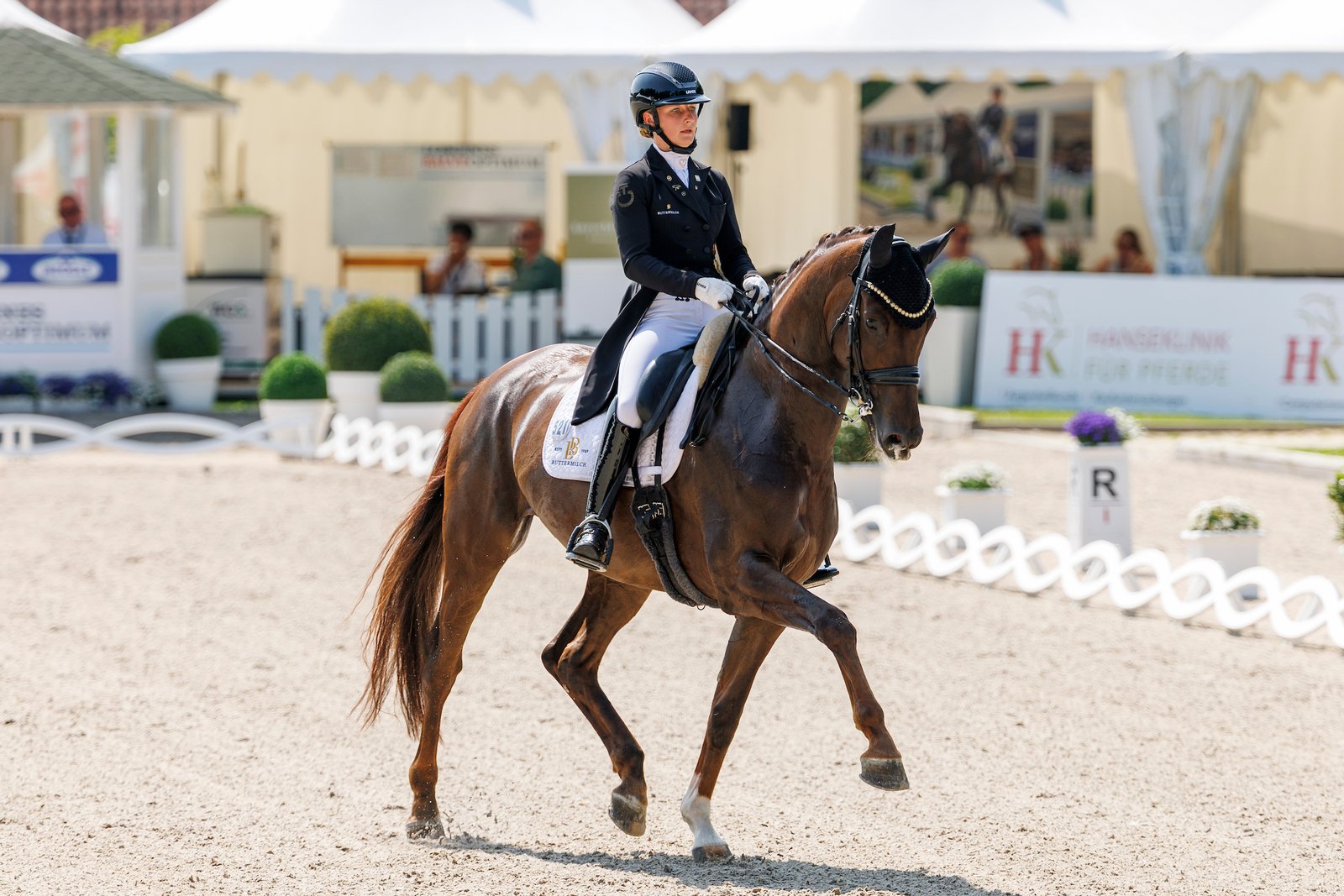 Bianca Nowag-Aulenbrock and Vaida-Girl at last year's Burg Cup in Balve. Photo: sportfotos-lafrentz.de
