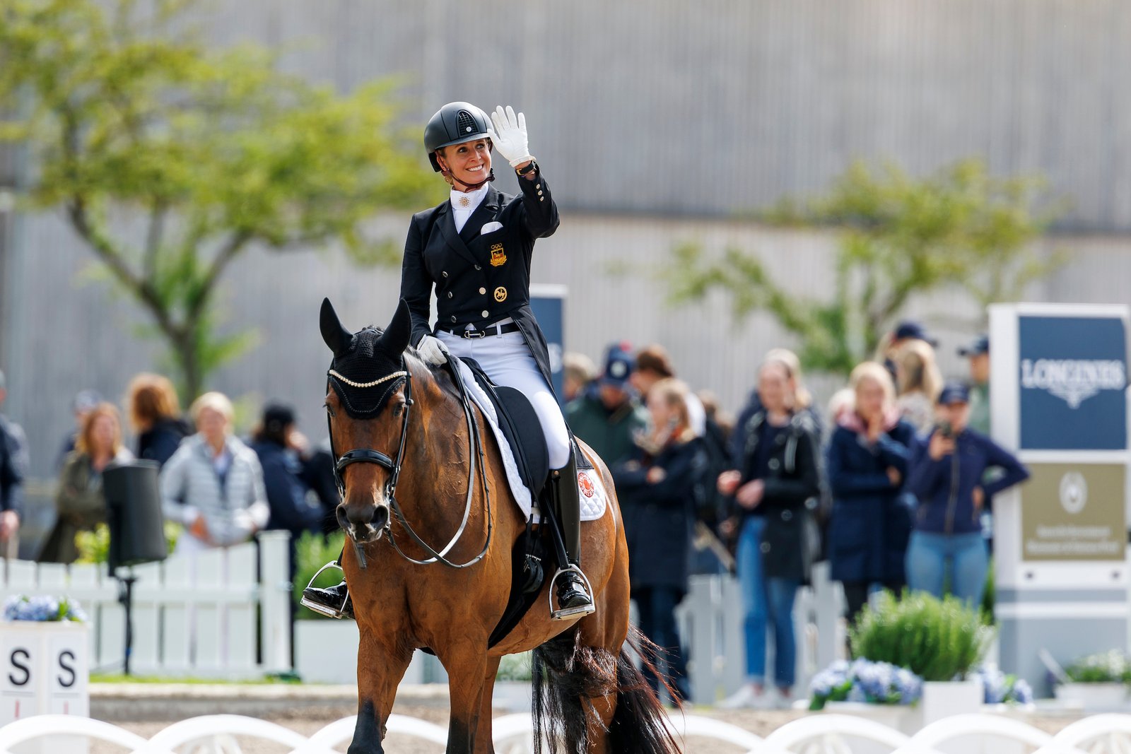 Jessica von Bredow-Werndl und Kismet, hier bei der DM in Balve.
Foto: sportfotos-lafrentz.de