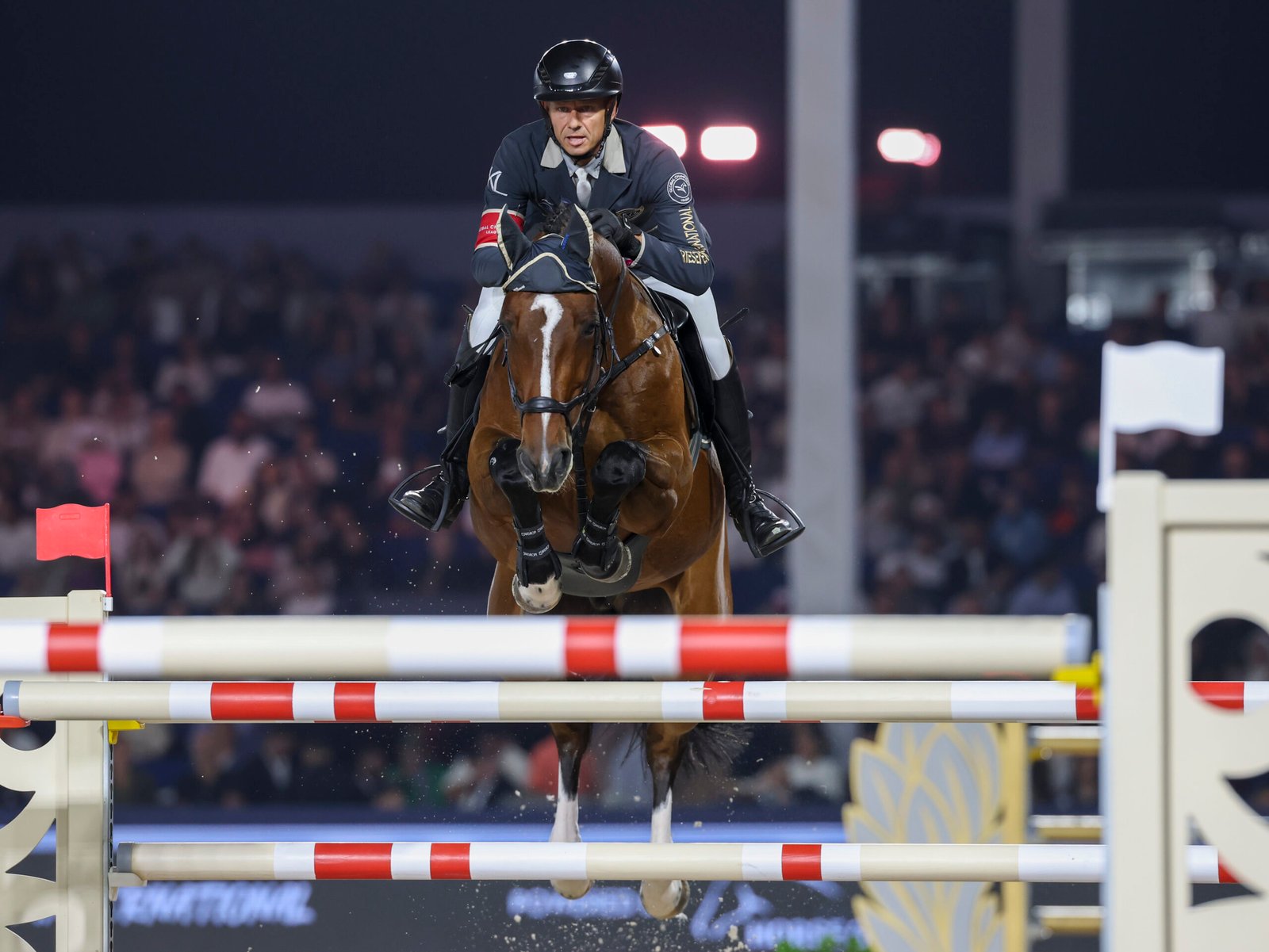 Souverän zum Sieg in Kairo und zum Gesamtsieg in der Global Champions League 2026: Marco Kutscher und Pikeur Lemar NRW.
Foto: Stefano Grasso/LGCT